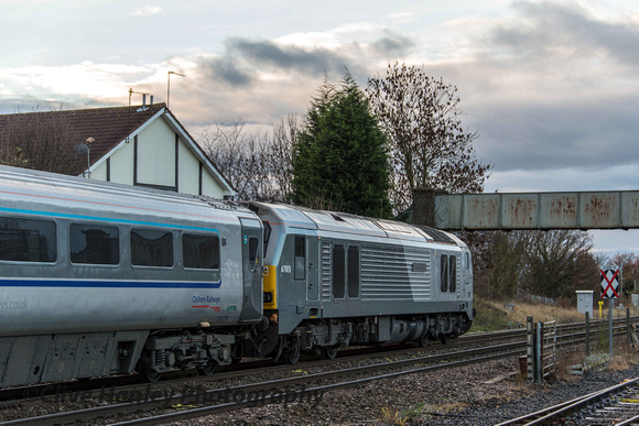 Whilst at Kidderminster SVR I heard the familiar sound of a Class 67 approaching.