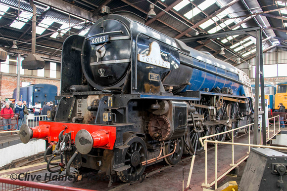 New build A1 Pacific no 60163 Tornado has been having lots of work done on the firebox.