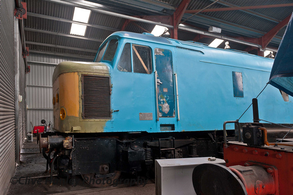 Class 45 no 45149 (D135). Built in 1961 - almost ready to run again in 2013.