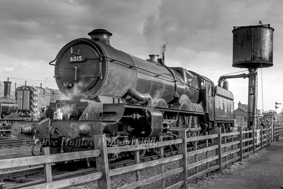 For this evening only King Class 4-6-0 no 6023 was renumbered and named King Richard III