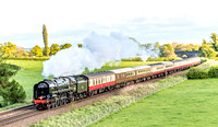 4 May 2022. Britannia hauls Saphos Trains Excursion to Cardiff