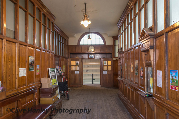 The booking hall