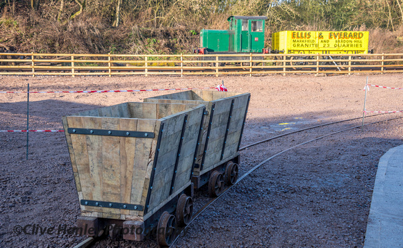 Two wagons have been built for use on the narrow gauge quarry line.