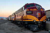12 March 2014. Alamosa yard and works. San Luis & Rio Grande Railroad.