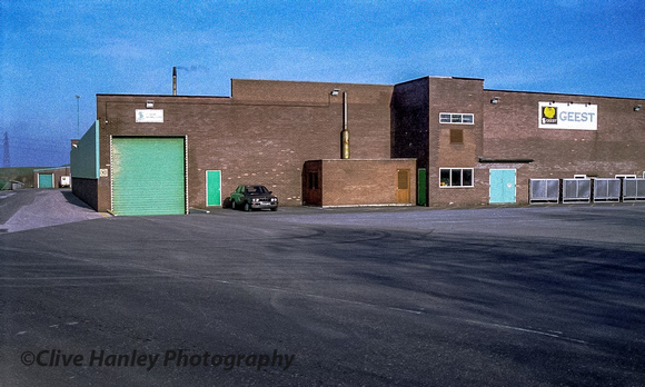 This was the green banana offloading bay. The standby generator was located in the brick building.