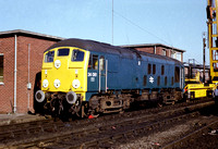 Sulzer Bo-Bo Type 2 no D5081 (later Class 24 no 24081). Currently undergoing overhaul and repaint at G&WR.