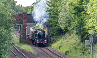 9 June 2019. 7029 Clun Castle returns from Cosford