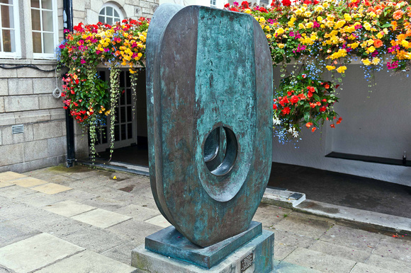 This was a gift from Barbara to the town of St Ives in 1968. It is located outside The Town Hall