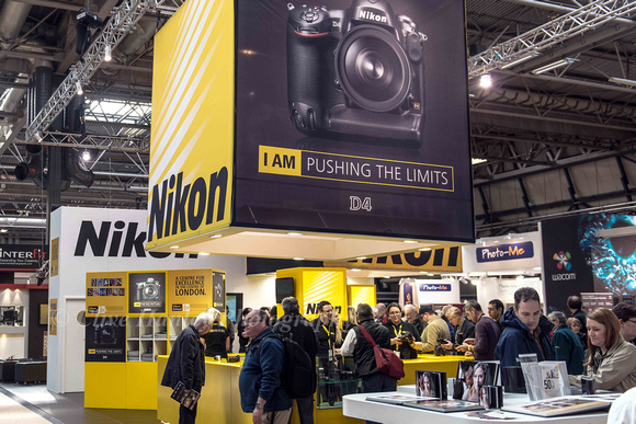 Of course I headed directly to the Nikon stand.