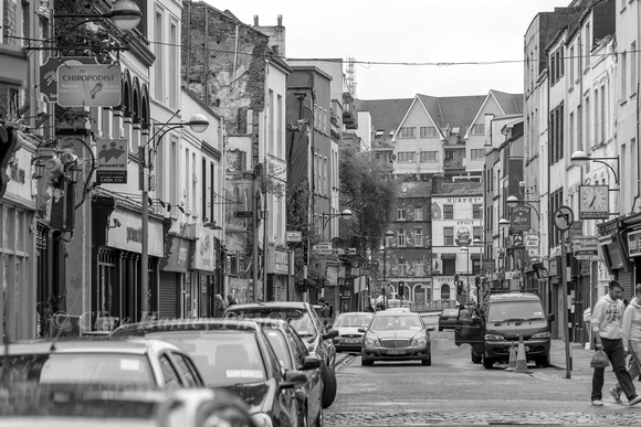 On a recent visit to Cork the weather was pretty awful so Ive turned most photos to b&w.