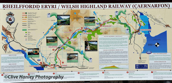 The Welsh Highland Railway map