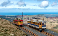 11 April 2014. Snaefell Mountain Tramway.