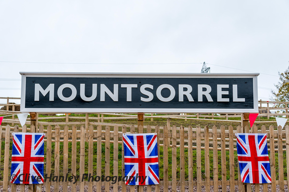 Mountsorrel station awaits the opening celebrations.