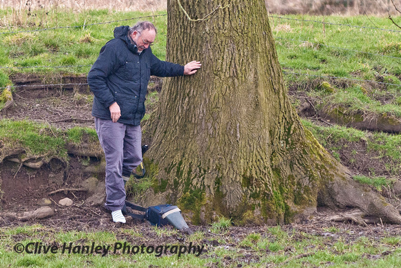 Poor John Robinson. He suffered the problem of mud-suction! Placing his wellington boot into a particularly muddy patch.