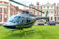 20 July 2019. Helicopters at Hawkstone Hall