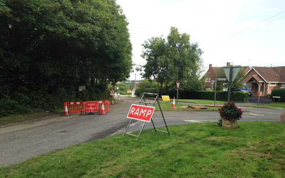 19/08/14 Major roadworks are taking place in Claverdon at the moment resulting in road closures.