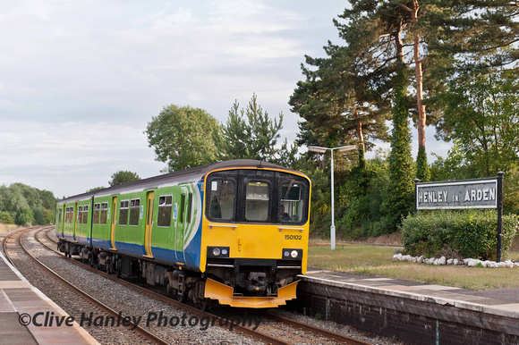 An unusual 2-car service train to Stourbridge