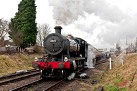 15th January 2011. Cleaning 4953 Pitchford Hall at the GCR.