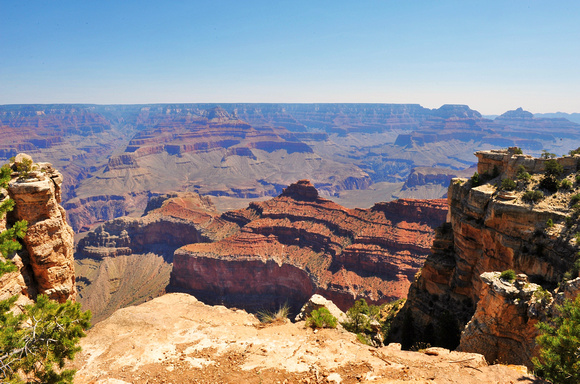 The first view of the canyon> NOTHING can prepare you for this magnificent view.