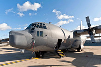 18th October 2011. A Lockheed C-130 Hercules at RAF Mildenhall (US base)