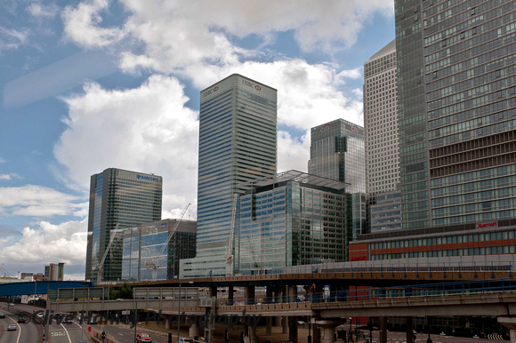 A last look at the skyscrapers of Canary Wharf