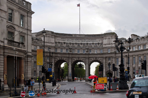 Admiralty Arch - Closed antrance to The Mall.