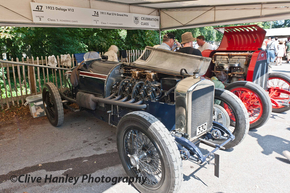 1923 Delage V12 & 1911 Fiat S74 Grand Prix