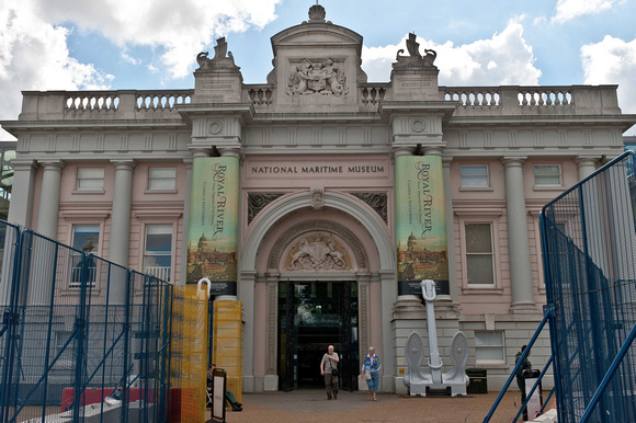 Entry to Greenwich Maritime Museum was via the Olympic security.