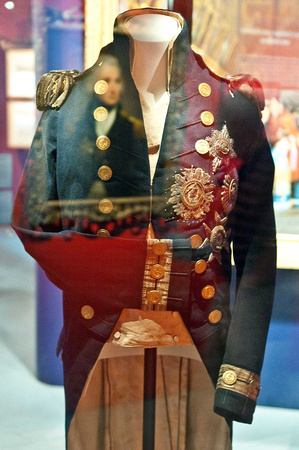 Nelson's tunic. He was shot through his left shoulder