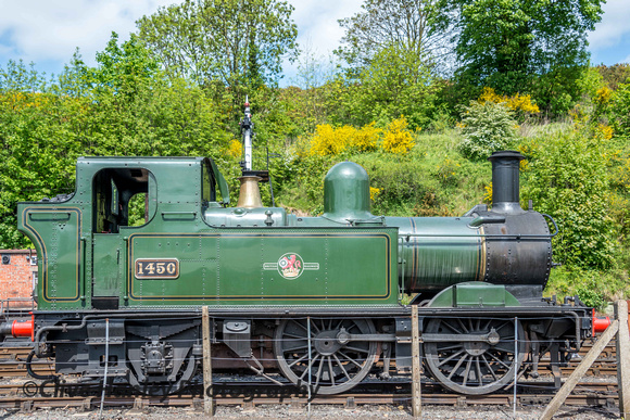 The design of this loco goes back to 1868 but this loco was actually constructed in 1935.