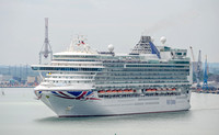 22 May 2015. Ships and boats around Southampton.