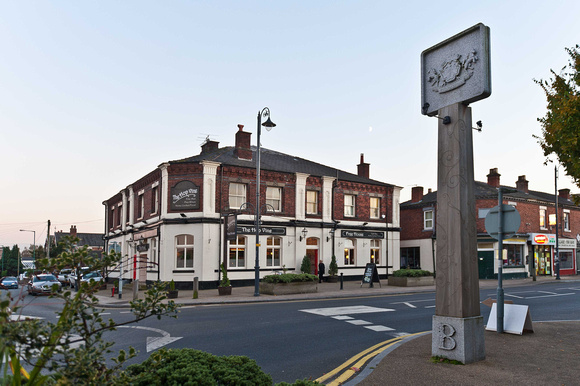 The recently re-opened pub - now named The Hop Vine