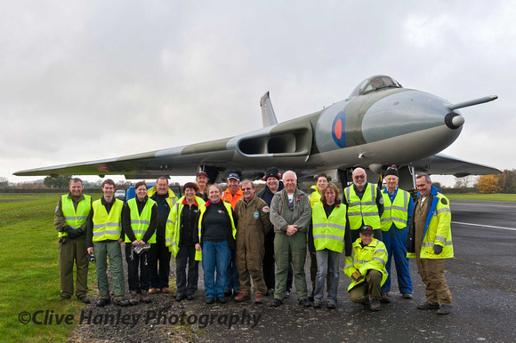A group photo of the XM655 crew.