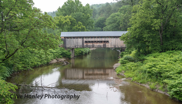There are many covered bridges here.