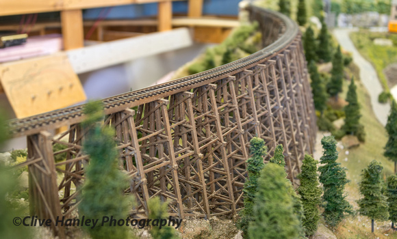 In the museum is a fine model railway.