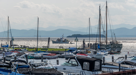 A look over Lake Champlain.