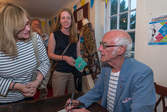 Poet and former member of The Scaffold Roger McGough gave a very entertaining evening of poetry.