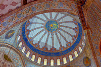 18 November 2012. Inside the Blue Mosque, Istanbul.