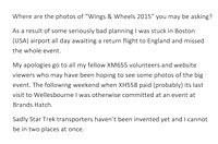 21 June 2015. Wings & Wheels at Wellesbourne NOT
