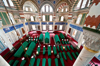 18 November 2012. The tombs at the Hagia Sofia mosque, Istanbul
