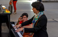 2 July 2014. A random pianist at Paris Gare du Nord