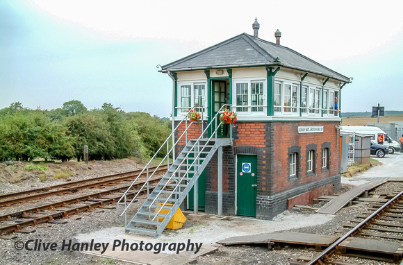 I hopped on board at Warwick for the ride to Stratford. Bearley signalbox RIP