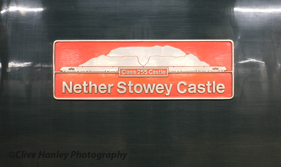 Nameplate for 43022 Nether Stowey Castle