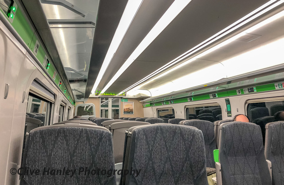 Interior of the Class 800