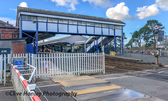 Truro is now a secure station with access denied up the platform slopes.