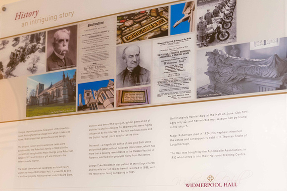A history of Widmerpool Hall