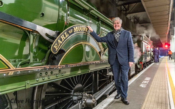 Chairman of Vintage Trains and the Community Benefit Society - Michael Whitehouse.
