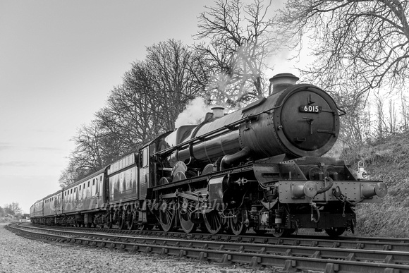 King Class no 6015 King Richard III at Leicester North.