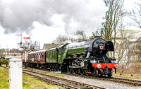 19 March 2023. East Lancashire Railway with Flying Scotsman
