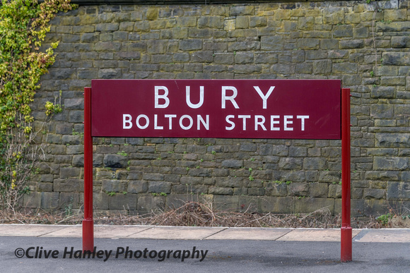 Bury Bolton Street. My previous visit here was 60 years ago!!! from Liverpool Exchange to Rochdale.